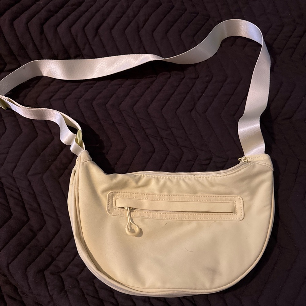 Pale Yellow Crossbody Shoulder Bag - Women's Everyday Bag